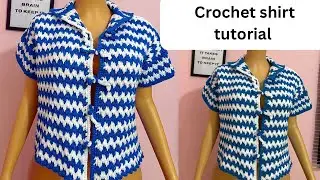 Crochet shirt tutorial || How to crochet for beginners |