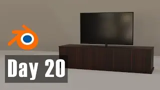Day 20 of learning Blender - katana and TV