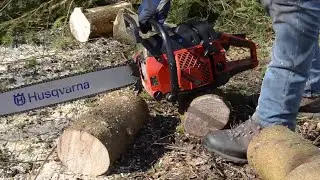 First Cut With My New Jonsered 2083  Stihl MS 170 Revisited