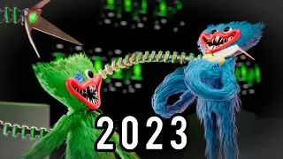 Evolution of Huggy Wuggy 2020-2023