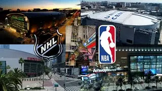 NBA & NHL Arenas | 4K Drone Video