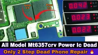 All Mobile Mt6357crv Power Ic Dead Problem | इस स्टेप से Dead फोन रिपेयर करे | Monu Mobile