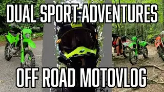 KLX 300 Dual Sport Off Road Riding at Brown Mountain OHV |  Off Road Motovlog