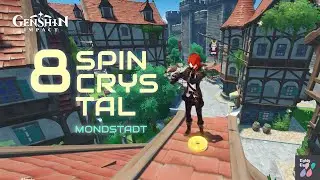 [ Mondstadt ] 8 Radiant SpinCrystal locations | Genshin Impact