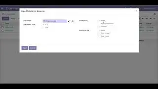 How to Import Employee Expenses From Excel | Odoo Apps Features 