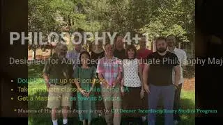 #shorts Love Philosophy? Want to go beyond a BA? Philosophy 4+1 Path at CU Denver (30 seconds)