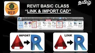 LINK CAD  & IMPORT CAD INTO REVIT_ ESSENTIAL TUTORIAL IN TAMIL