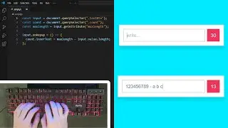 Create a Text Counter Input Box with HTML CSS and JavaScript