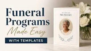 Funeral Programs with Funeral Program Templates