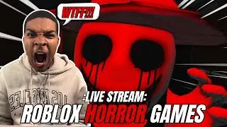 ROBLOX HORROR GAMES ON LIVE STREAM