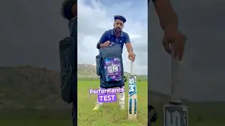 SM Full Size Cricket Kit Performance Test #cricket #shorts #test