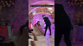 Apne Sajna Ke Liye Ek Dance Toh Banta Hai😍💃🏻 #swatimonga #rajatswati #coupledance #weddingdance