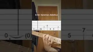 HOW TO PLAY ENTER SANDMAN BY METALLICA