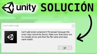 Unity Solucion Can't add script