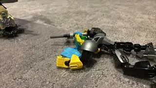 Yellow tape around his body.mov