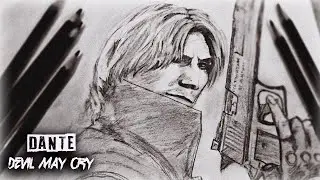 Pencil Drawing | Dante - Devil May Cry 5