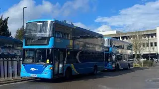 *A23 THRASH* Journey on Metrobus Scania Ommicity DD 6973 YP09 HWE on Route 272