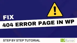 What to do when you get an 404 Error Page in WordPress