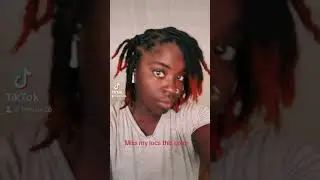 Miss my colored locs #locs  #hairstyle #love