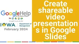 Create shareable video presentations in Google Slides