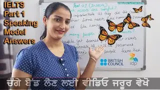 Speaking Intro Topic Insects | Ielts Speaking Part 1 Insects