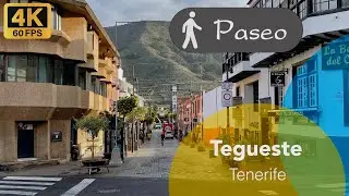 Paseo por Tegueste, Tenerife - por la mañana 4K