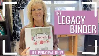 Principal Binder for My Replacement Principal