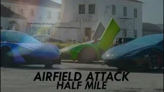 AIRFIELD ATTACK: HALF MILE AVENTADOR SVJ vs MCLAREN 570s NOVITEC // KINGPIN MEDIA