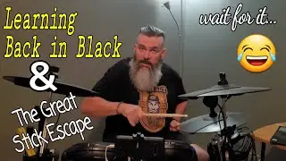 Week 3: Tried Learning Back in Black Today - E Drums & Drum Cover