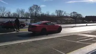 1/4  Mile Mustang GT 12 second first pass!!