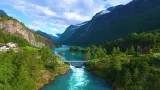 free video of snowy mountains with beautif #creativeCommont