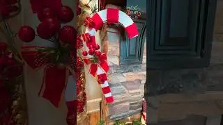 Hanging Candy Cane: DIY Christmas Decoration 2023 🎄✨ - Easy & Festive!  