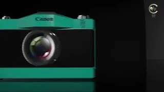 cannon camera|3d Animation| 3d Product Packshot