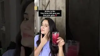 This drink will give you that bridal glow #skincare #shorts