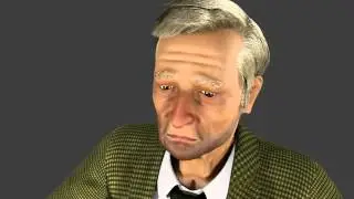 Тест лицевая анимация в Blender