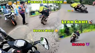 Rush Riding | Lean Game | R15 V/s Rc390 😳 Drage Race |