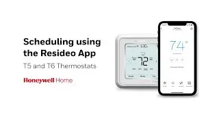 Scheduling Using the Resideo App – T5 and T6 Pro Smart