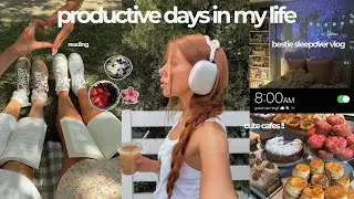 vlog 🧺🍓 8am productive days, summer haul, sleepover, what i eat, + pinterest day in the life