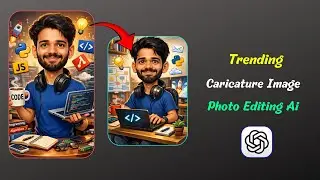 Instagram Trending Caricature Photo Editing Chatgpt | Instagram Trending Photo Editing Ai