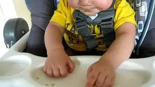 Brandon Feeding Himself