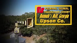 Federal Signal Thunderbolt 1000BT Siren Test - Hannah's Mill, GA