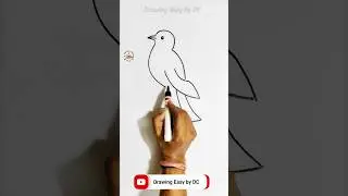 Easy drawing | Bird drawing easy | Bird drawing | chidiya 