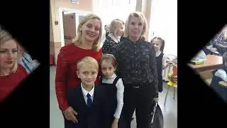 В школе