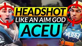 How to HIT HEADSHOTS like ACEU - Advanced AIM Tips You MUST KNOW - Valorant Pro Guide