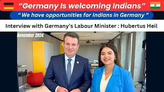 Germany Labour Minister sharing Study and Job Opportunities for Indians in Germany