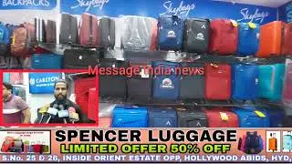 BRANDED STYLISH & TOUGH LAGGUAGE BAGS ONLY ON SPENCER LAGGUAGE,ABIDS|UPTO 50% DISCOUNT|GO & GRAB