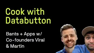 Viral & Martin cook live with Databutton (build cyberpunk Instagram clone w/Firebase Auth using AI)