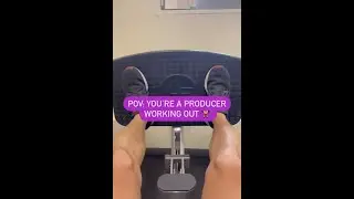 POV - You're a PRODUCER at the GYM 🏋️ 😂