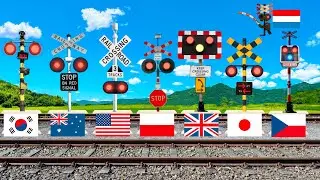 Railroad Crossing Collection from Around the World