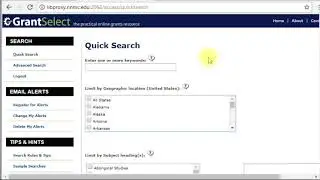 Grant Select Tutorial